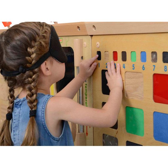 MASTERKIDZ Taktilinė tekstūrų pažinimo lenta