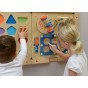 Mokymasis apie magnetinį trauką - lankstus Montesori sienos lentos su MASTERKIDZ
