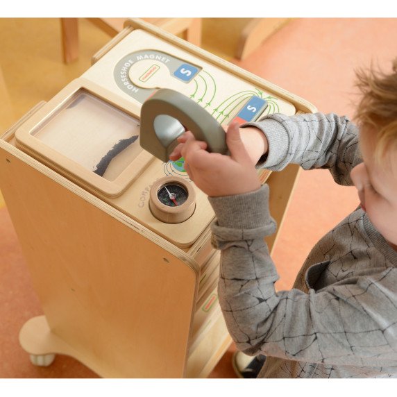 MASTERKIDZ Magnetinis žaislas Mokomasis lenta Montesorio kompasas