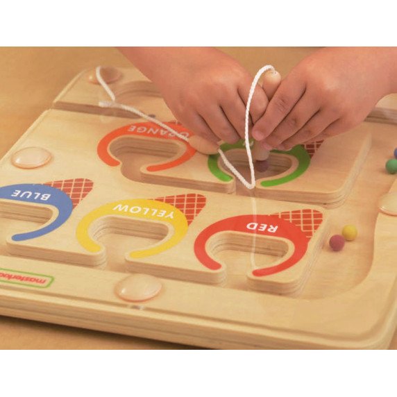 MASTERKIDZ Magnetinis spalvų rūšiavimo labirintas