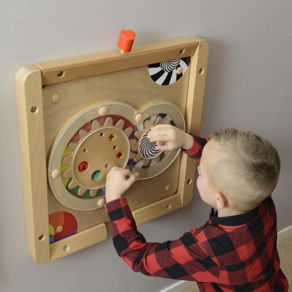 MASTERKIDZ Rankų koordinacijos lavinimo lenta su krumpliaračiais