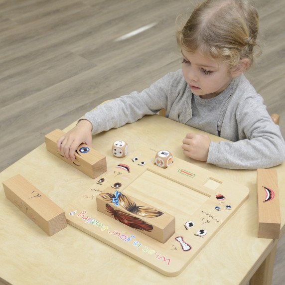 MASTERKIDZ Montessori emocijų atpažinimo lenta