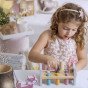 VIGA medinis suoliukas PolarB su plaktuku - Montessori