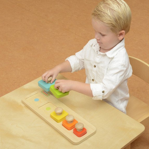 MASTERKIDZ Montessori mokomoji dydžių ir spalvų dėlionė