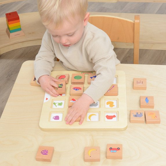 MASTERKIDZ Tamsiųjų formų atpažinimo žaidimas - poravimas - Montessori