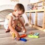 TOOKY TOY Mediniai boulingo kamuoliukai vaikams 6 vnt. + Kamuoliukas