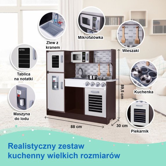 TOOKY TOY Modernūs Mediniai Virtuvės Priedai