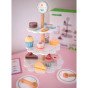 TOOKY TOY Saldainių lėkštė iš medžio stendo kupcakes pyragai