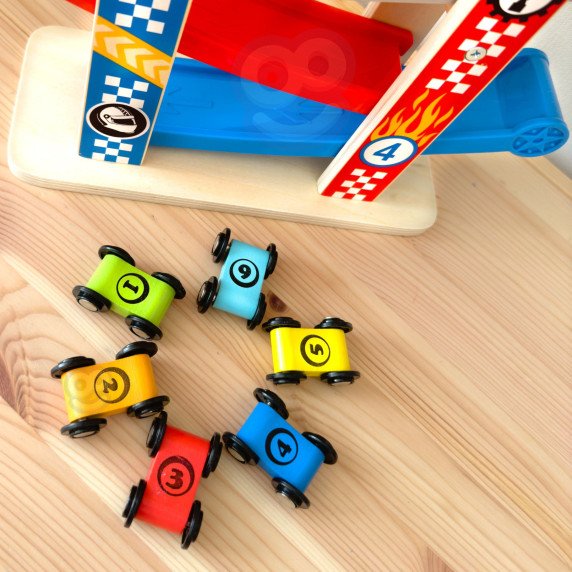 TOOKY TOY Spalvingas Slidinėjimo Keliukas Automobiliams
