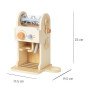 TOOKY TOY Medinis kavinės rinkinys - Baristo ekspreso aparatas