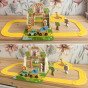 TOOKY TOY Mini Zoo Portable Gyvūnų Krepšio Rinkinys