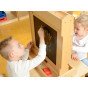 MASTERKIDZ Dvigubos pusės Skritulinė ir Džiovinimo valkliai Lenta 2 viename Edukacinė Sieninė Lenta Flex