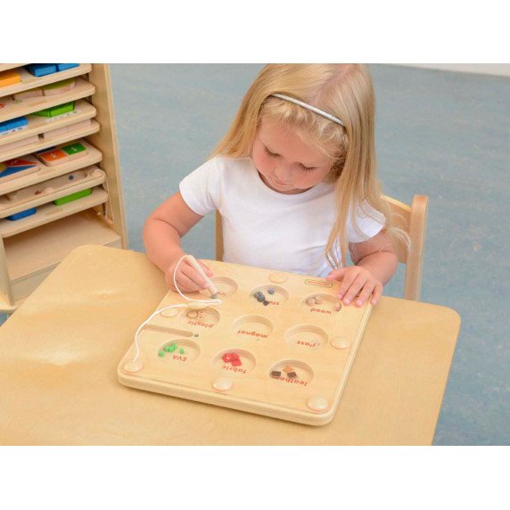 MASTERKIDZ Ką Pratrauks Magnetinis Mokomasis Žaidimas Montessori Lentelė