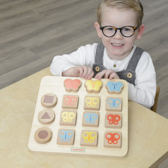 MASTERKIDZ Montessori Spalvų ir Raštų Atitikimo Galvosūkis