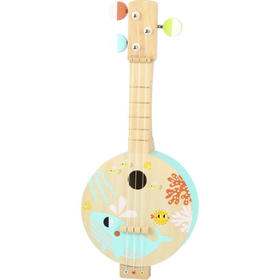 TOOKY TOY medinis bandžas mokymosi žaidimas vaikams su jūros tema