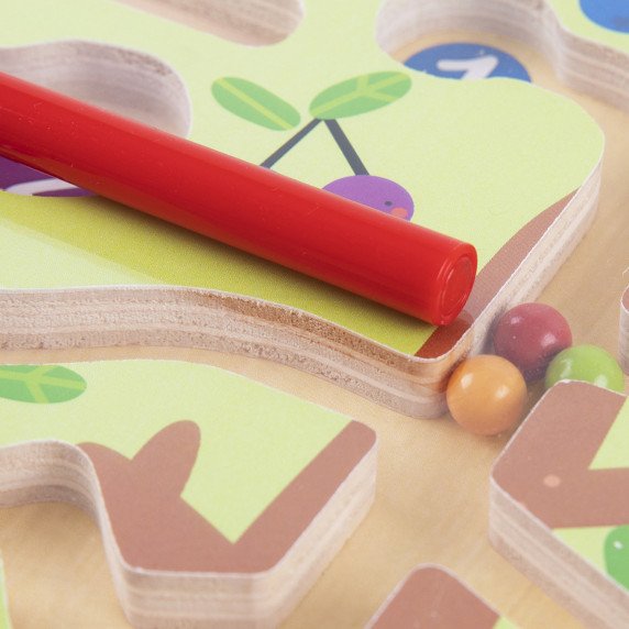 TOOKY TOY vaismedis su magnetiniu labirintu, mokantis skaičiuoti