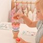 TOOKY TOY Medinis ledų slidinėjimas - konditerėlis vaikams 12 vnt.