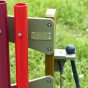 MASTERKIDZ Spalvingos, laisvai stovinčios būgnai, 95 cm