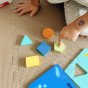 TOOKY TOY Montessori dėlionė Formos ir Spalvų Gyvūnai 6 Lentos FSC