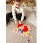 TOOKY TOY Edukacinė medinė kojų galvosilaužo mokymasis skaičiuojant ir spalvomis