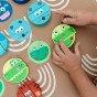 TOOKY TOY Įgūdžių žaidimas Su gyvūnų blokais FSC sertifikuoti