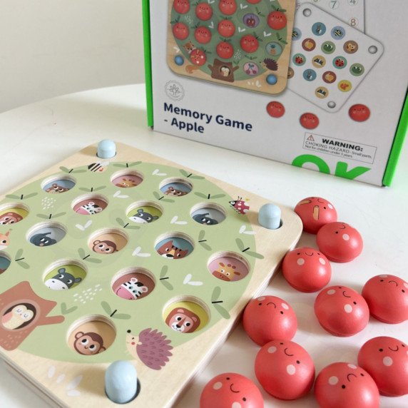 TOOKY TOY Atminties Obuolys Atminties Žaidimas