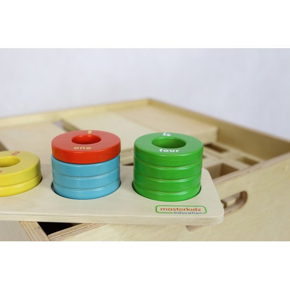 MASTERKIDZ Montessori spalvų ir dydžių mokymosi žaidimas