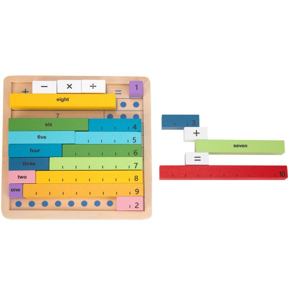 TOOKY TOY Medinis Skaičiuoklių lenta, skaičiavimo skaičiavimas