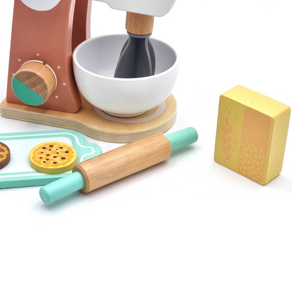 TOOKY TOY Medinis maišytuvas vaikams + priedai