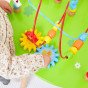 Viga Medinis Mokomasis Jutiklinis Stalas Susipynęs XXL Montessori