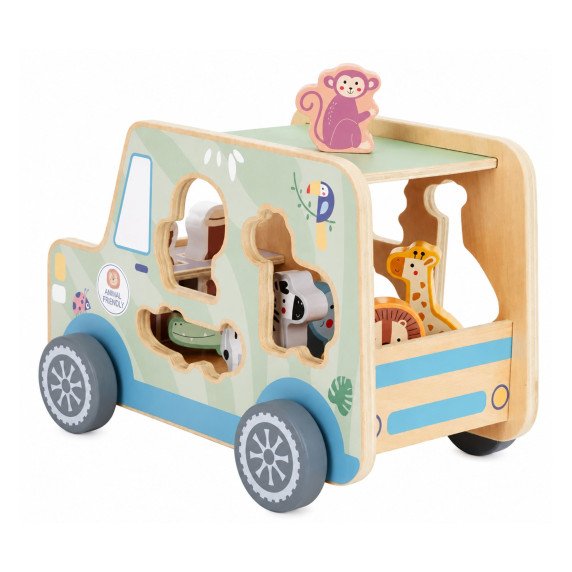 TOOKY TOY Safari veiklos kubas automobilis