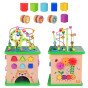 TOOKY TOY Edukacinis Kauliukų rūšiavimo labirintas Susipynęs 5-iš-1