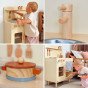 TOOKY TOY Medinis Beždžionėlių virtuvėlė su priedais