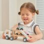 VIGA Medinis automobilis „PolarB“ su mašinomis ir vairuotoju 18 m+