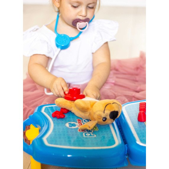 WOOPIE Mažas Veterinarės Rinkinys Gydytojos Kabineto Lagaminas Šuo 18 vnt.