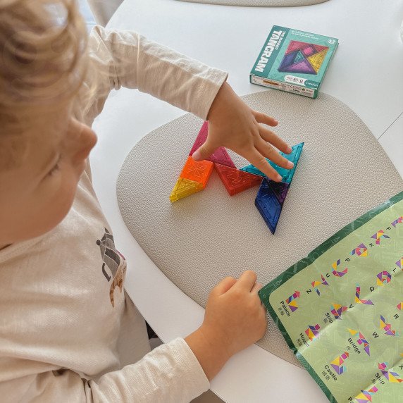 WOOPIE Tangram Magnetiniai Blokai 3D Galvosūkis