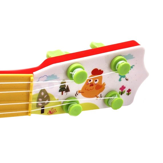 WOOPIE akustinė gitara vaikams Raudona 43 cm