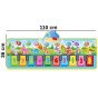 WOOPIE Muzikinis Kilimas XXL Dinozaurai 2 viename Pianinas 8 melodijos 110cm