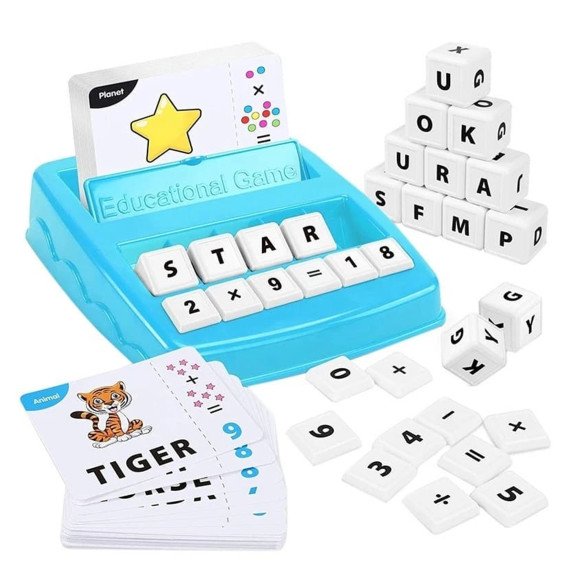 WOOPIE Edukacinė žaidimų sistema mokytis anglų kalbos ir matematikos