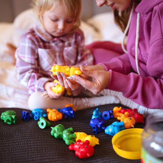 WOOPIE Montessori figūrėlės ugdymo rinkinys vienaragiai 
