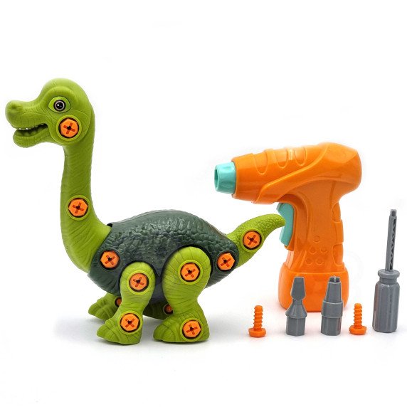 WOOPIE Dinozaurų rinkinys su sukimu + gręžtuvas, 31 vnt.