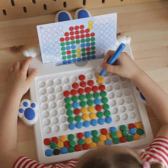 WOOPIE Magnetinė lenta vaikams Montesori MagPad Kiškis