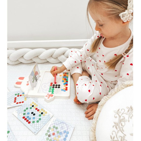 WOOPIE Magnetinė lentelė vaikams Montessori MagPad triušiukas