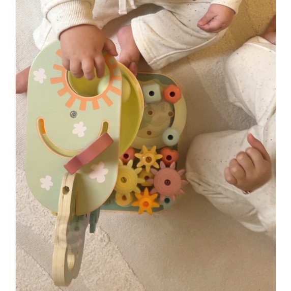 WOOPIE GREEN Montessori 4-in-1 kamuolių trasa veikla medis FSC