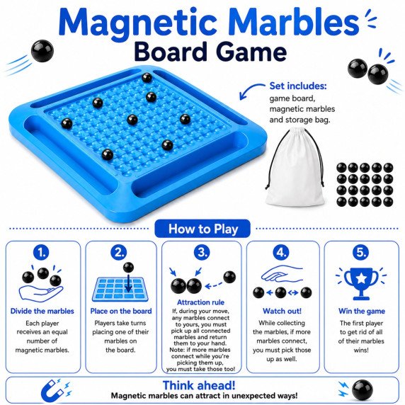 WOOPIE Magnetiniai kamuoliai stalo žaidimas