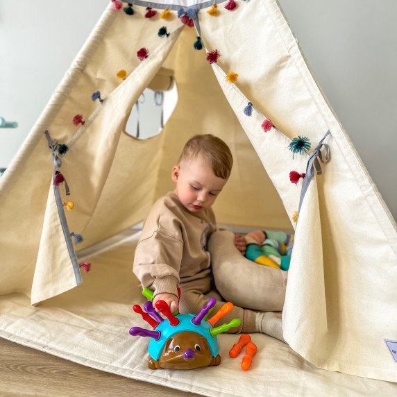 WOOPIE Šuntrūnas Rūšiuoklis Montessori Įgūdžių Žaidimas Mokymasis Skaičių ir Spalvų 4 viename