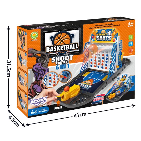 WOOPIE Mini Krepšinio Arkadinė Žaidimų Aparatūra