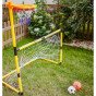 WOOPIE 2-in-1 Krepšinio rinkinys: Futbolo vartai + kamuoliai ir pompa