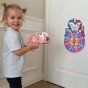 WOOPIE Velcro Dartų arkados žaidimas 2-in-1 rinkinys Skydo išmetimo įrenginys Einorėlis