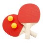 WOOPIE stalo teniso raketės su Ping Pong raketės + 3 kamuoliai